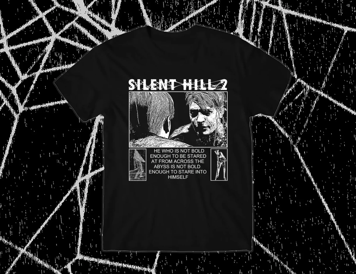 Silent Hill 2- Limited Edition Abyss T-shirt, Horror Game T-shirt, Fashion Street T-shirt, Unisex T-shirt, Daily Casual Wear