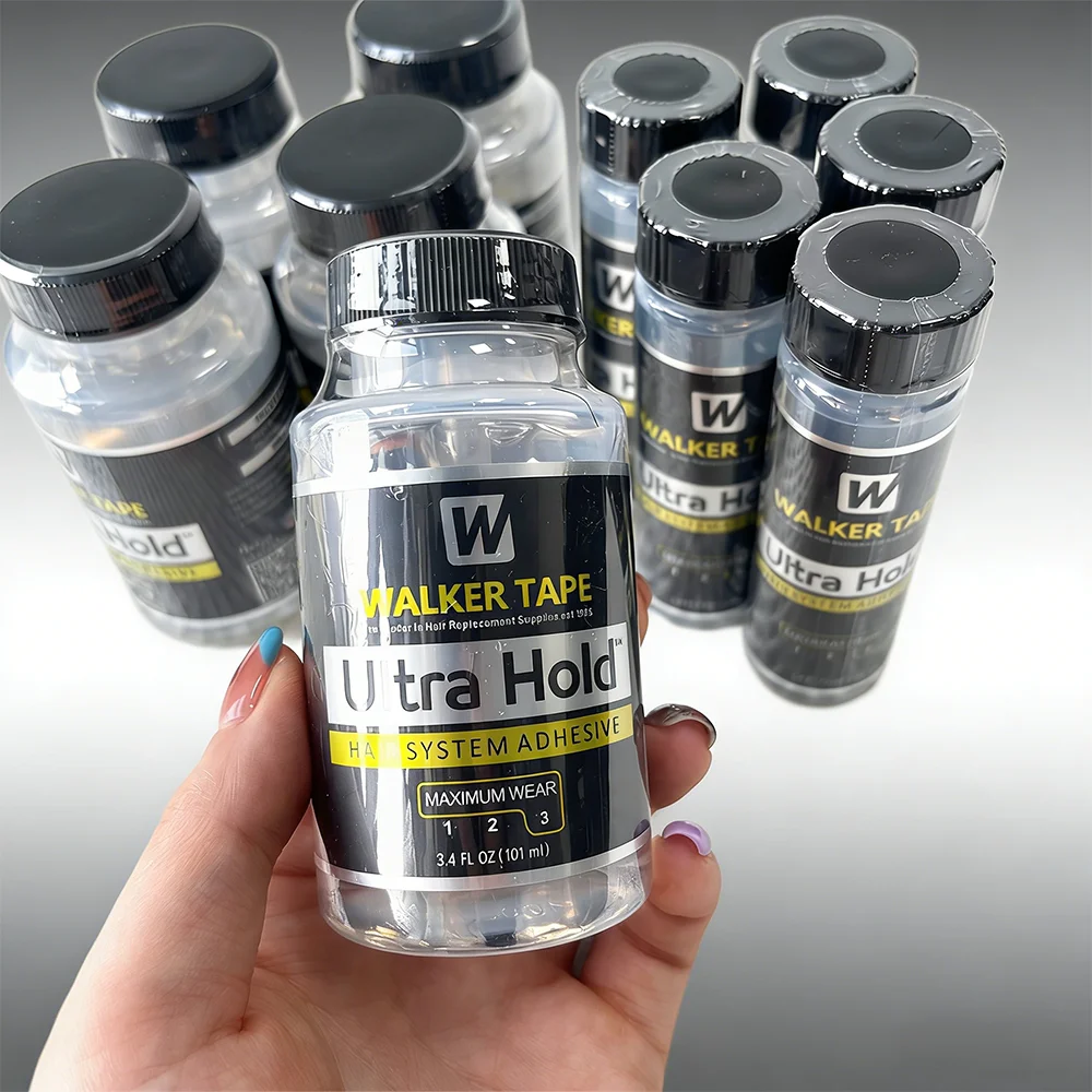 Ultra Hold Lace Wig Glue Waterproof Transparent Walker Tape Brush-on Adhesive for Hair Replacement Wholesale Walker Tape