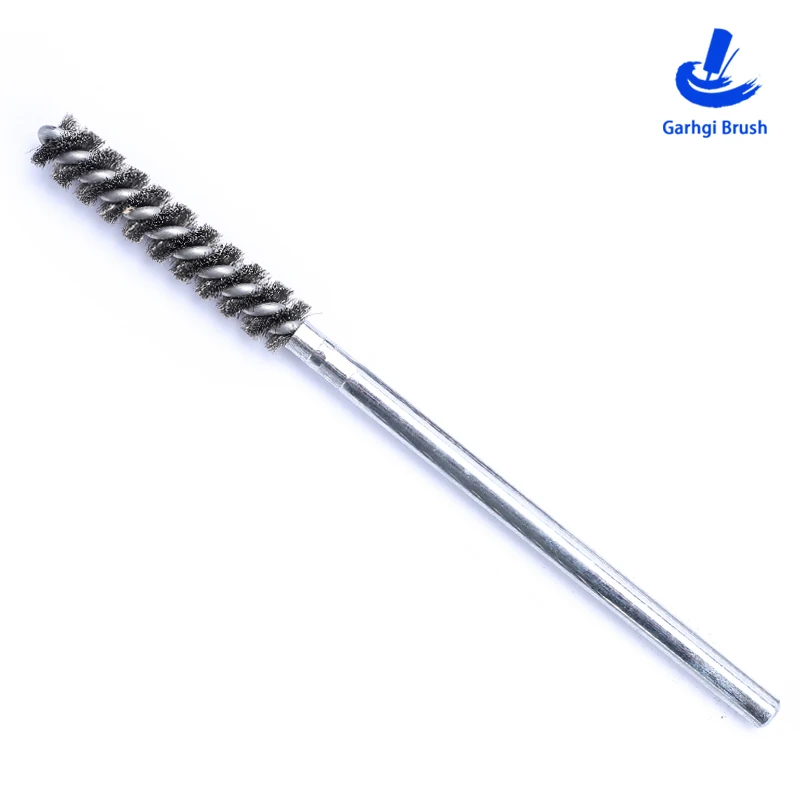 Escovas de broca diy 50x150mm escova de tubo de fio de aço inoxidável para diâmetro interno rebarbação polimento limpeza remoção de ferrugem