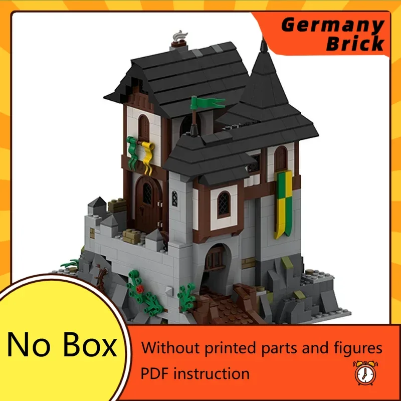 Medieval Castle Model Moc Building Bricks Bear Rock Fortress Technology Modular Blocks Gifts Christmas Toys DIY Sets Assembly