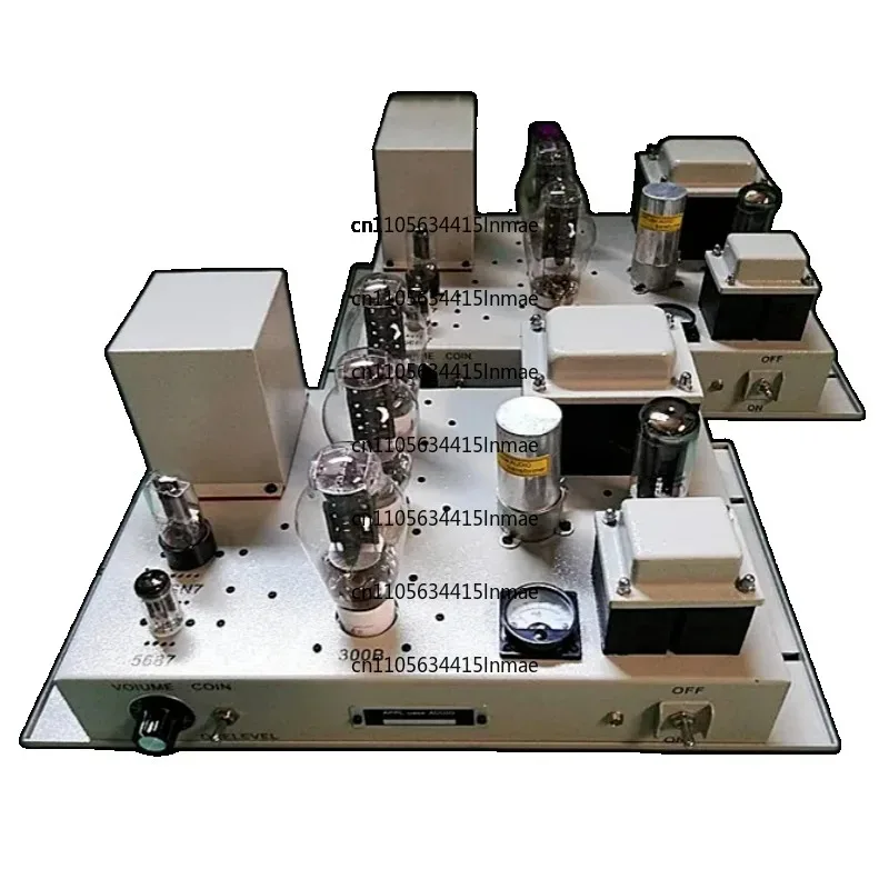 Split Dual Mono, Tube：EH5U4GB*2, GE5687*2 24W  ZS600 Three-pipe Parallel 300B Single-ended Class A Tube Amplifier