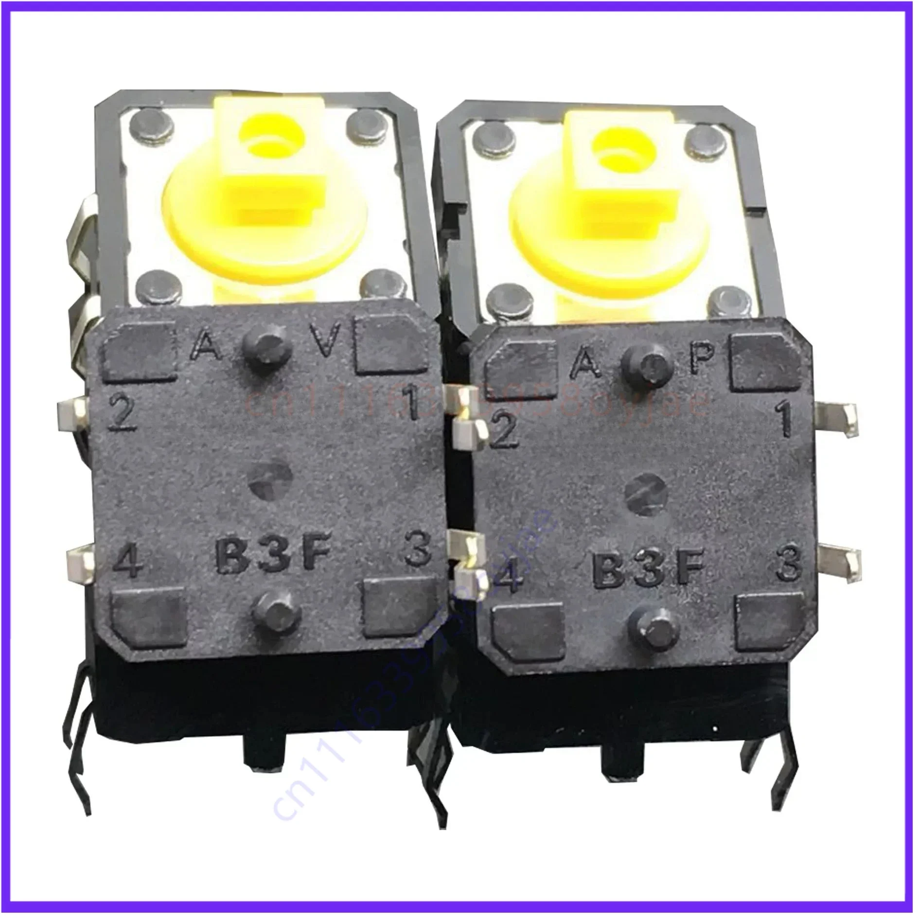 100pcs  Switch for B3W-4055,B3F-4055 12127.3MM Waterproof Tactile Switch NO