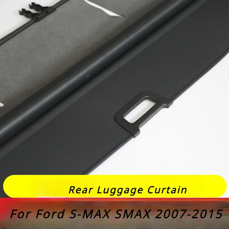 Privacy and Security Enhanced with Trunk Cargo Cover and Luggage Curtain for For Ford S-MAX SMAX 2007-2015 Rear Rack