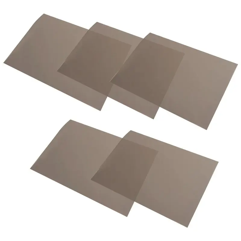 ABWZ-Linear Polarizer Film LCD/LED Polarized Filter Polarizing Film Sheet For Polarization Photograph 5PCS