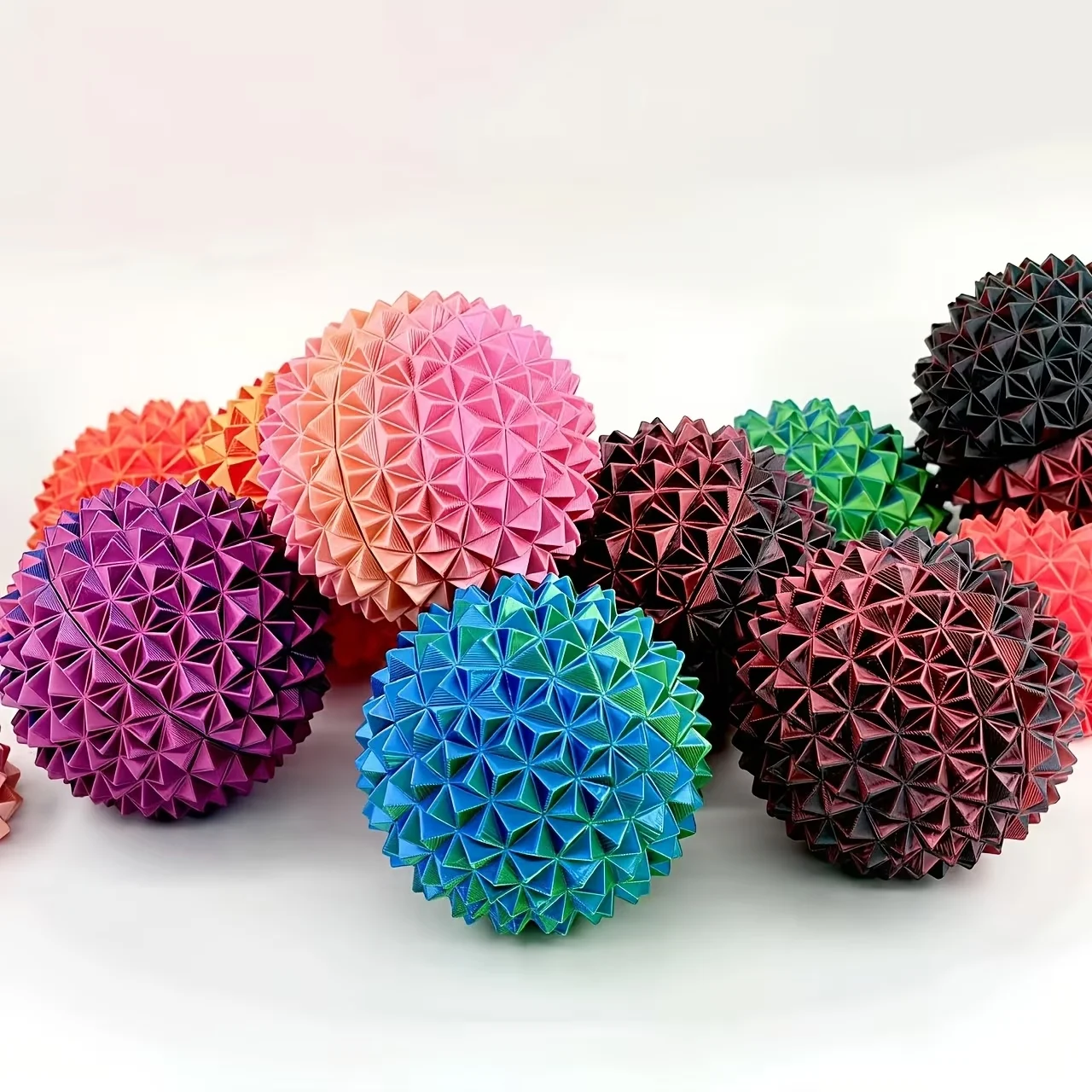 1/5 Random Color Massage Balls Used For Stress Relief Tactile Tools Sharp Massage Tools
