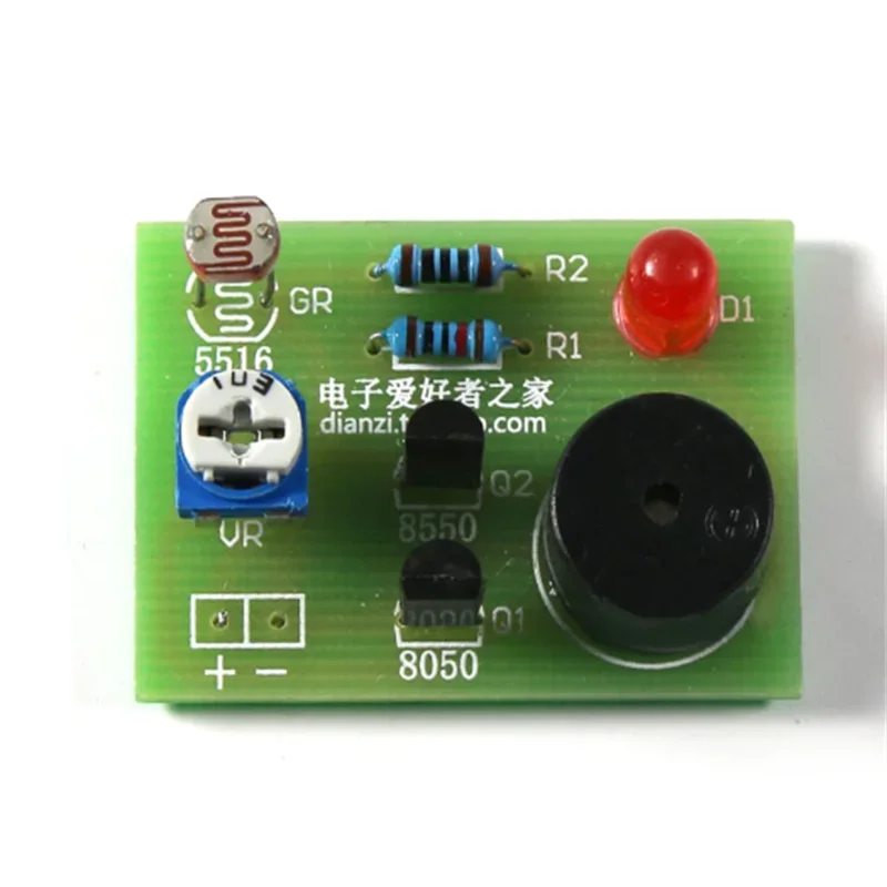 Photosensitive Sound Light Alarm DIY Module Electronic Production Invention Assembly Sound and Light Sensor Module Device Parts