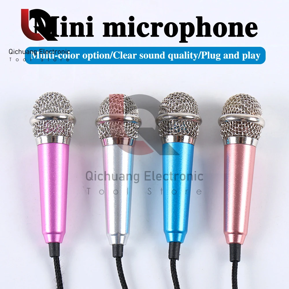 1Pcs Newest Mini Microphone Lavalier Professional Microphone Handheld Mic for Computer for iPhone ipad karaoke Singing Exclusive