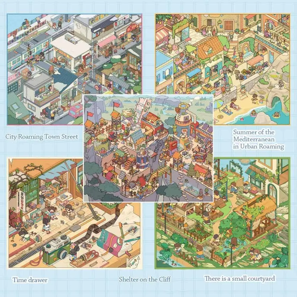 

Серия Roaming the World, миниатюрные коллекционные наклейки, наклейки для домашних животных, бумага, материал для скрапбукинга, ландшафтные наклейки, игрушки