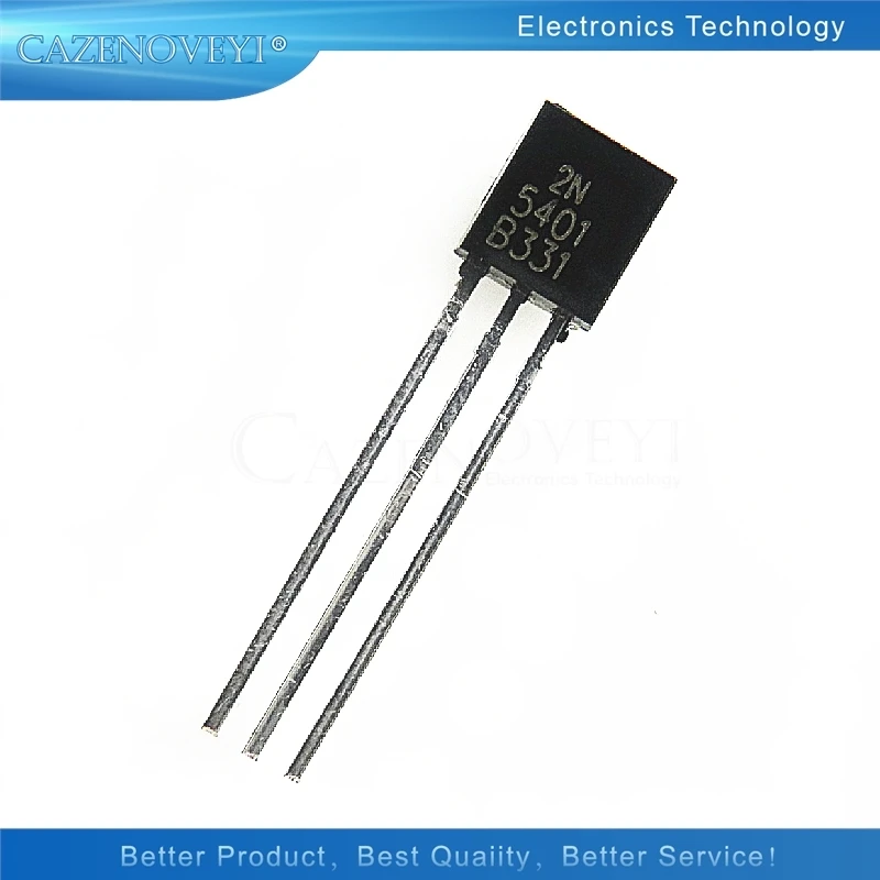 100pcs/lot 2N5401 0.3A 150V PNP transistor In Stock