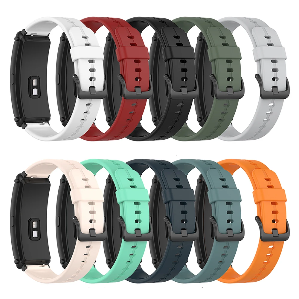 16mm Silicone Wrist Strap For Huawei TalkBand B7 B6 B3 Keep B4 Bracelet Wristband for Huawei Watch Fit Mini