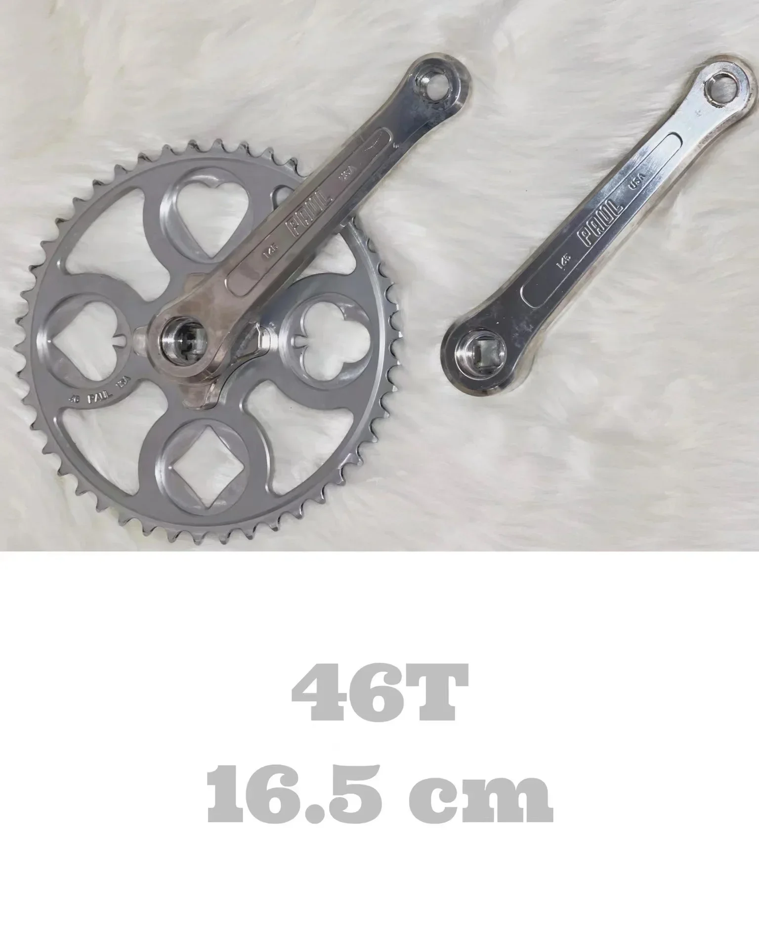 PAUL Poker Cranks Return to the ancients Chainrings 46T Limited and out of print