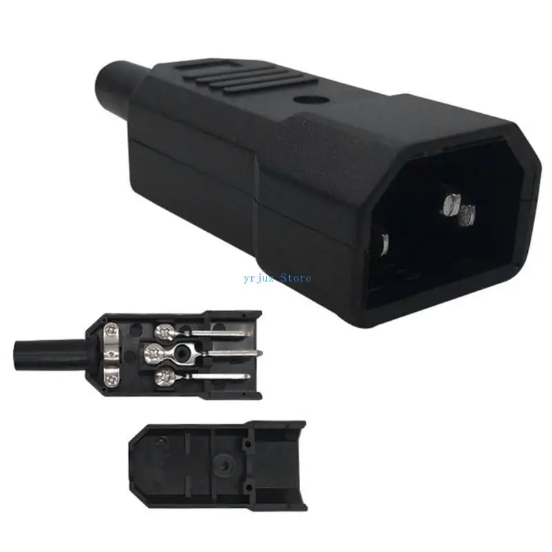 583D محول الطاقة العالمي IEC C14 محول محول كابل الطاقة 3 دبوس