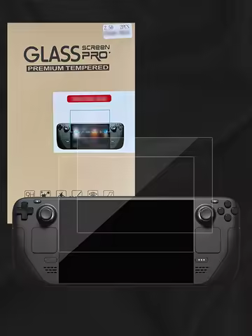 Suitable for Steam Deck HD Protective Film Transparent Screen 2-Piece Package with Complimentary Film Set