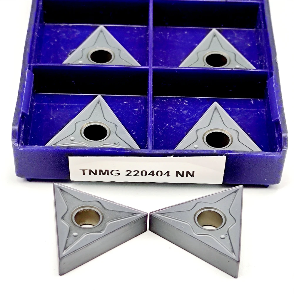 TNMG220404 220408 كربيد إدراج أداة مخرطة CNC LT10 NN 10 قطعة إدراجات تحول قابلة للفهرسة لسبائك الصلب الصلب الحديد الزهر