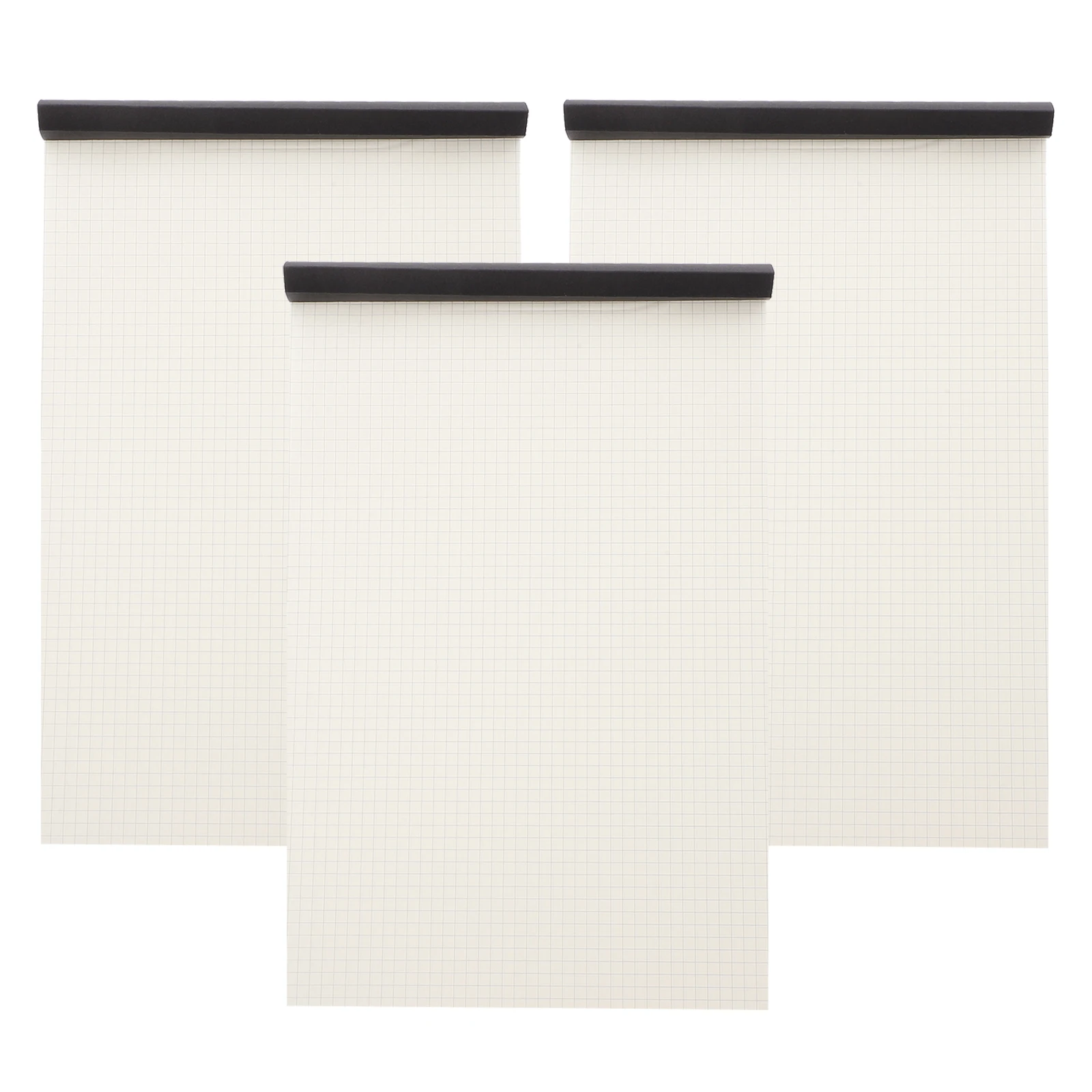 

3pcs Thick Blank Grid Notebook A4 80 Sheets Tear Off Undated Planner Writing Paper Memo Pad Idea Notepad for Student Studying