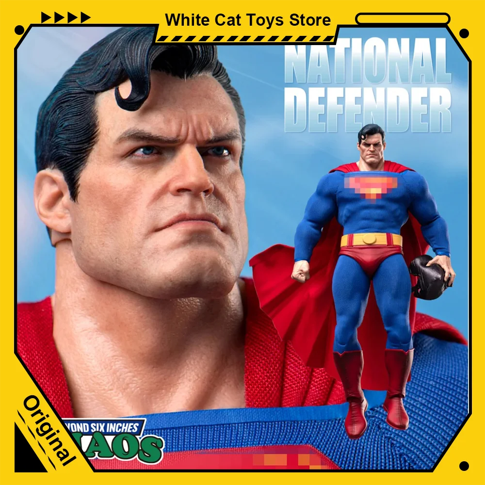 

CHAOS No.001 1/12 SuperMan National Guardian Ambassador Super Hero Full Set 6-inches Action Figure Anime Model Collection Gifts