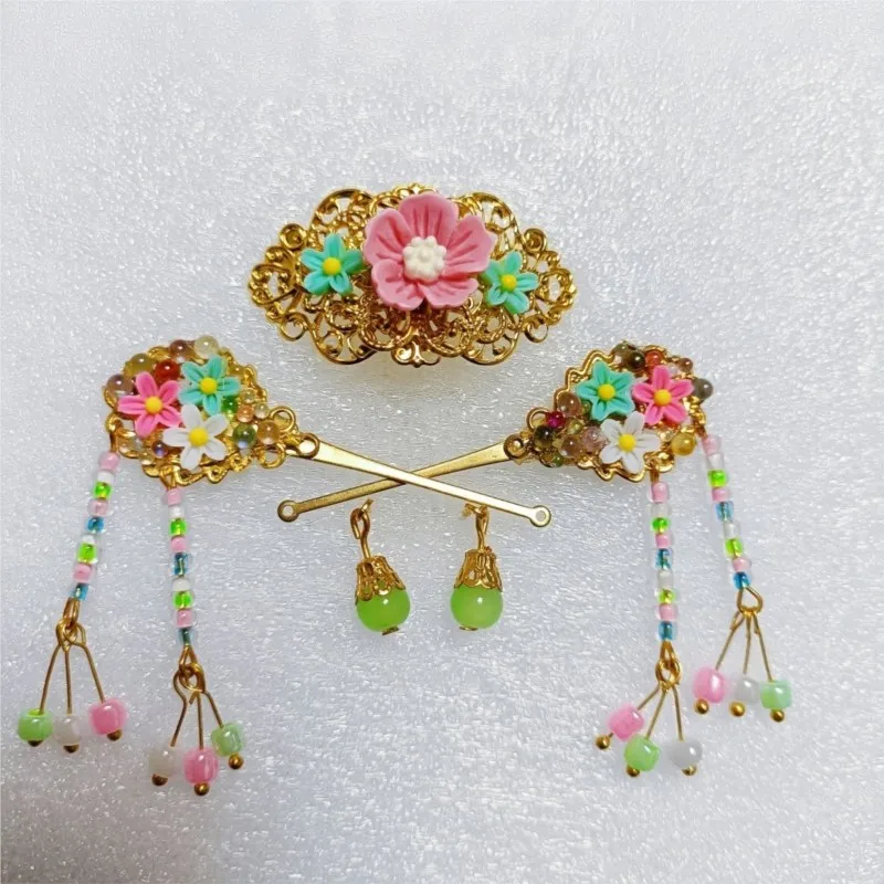 2025 Creative 30cm Ancient Costume Doll Headdress Chinese Ancient Original Hairpin Accessories Doll Headpiece Accessories LI075