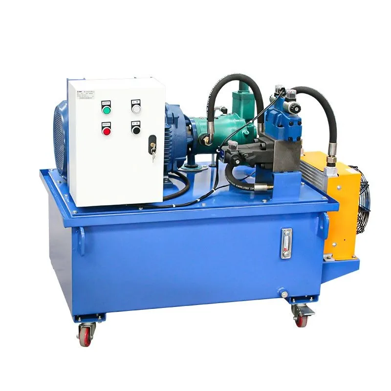 

High-pressure plunger pump two-way cylinder electromagnetic pure copper motor universal wheel mobile hydraulic station