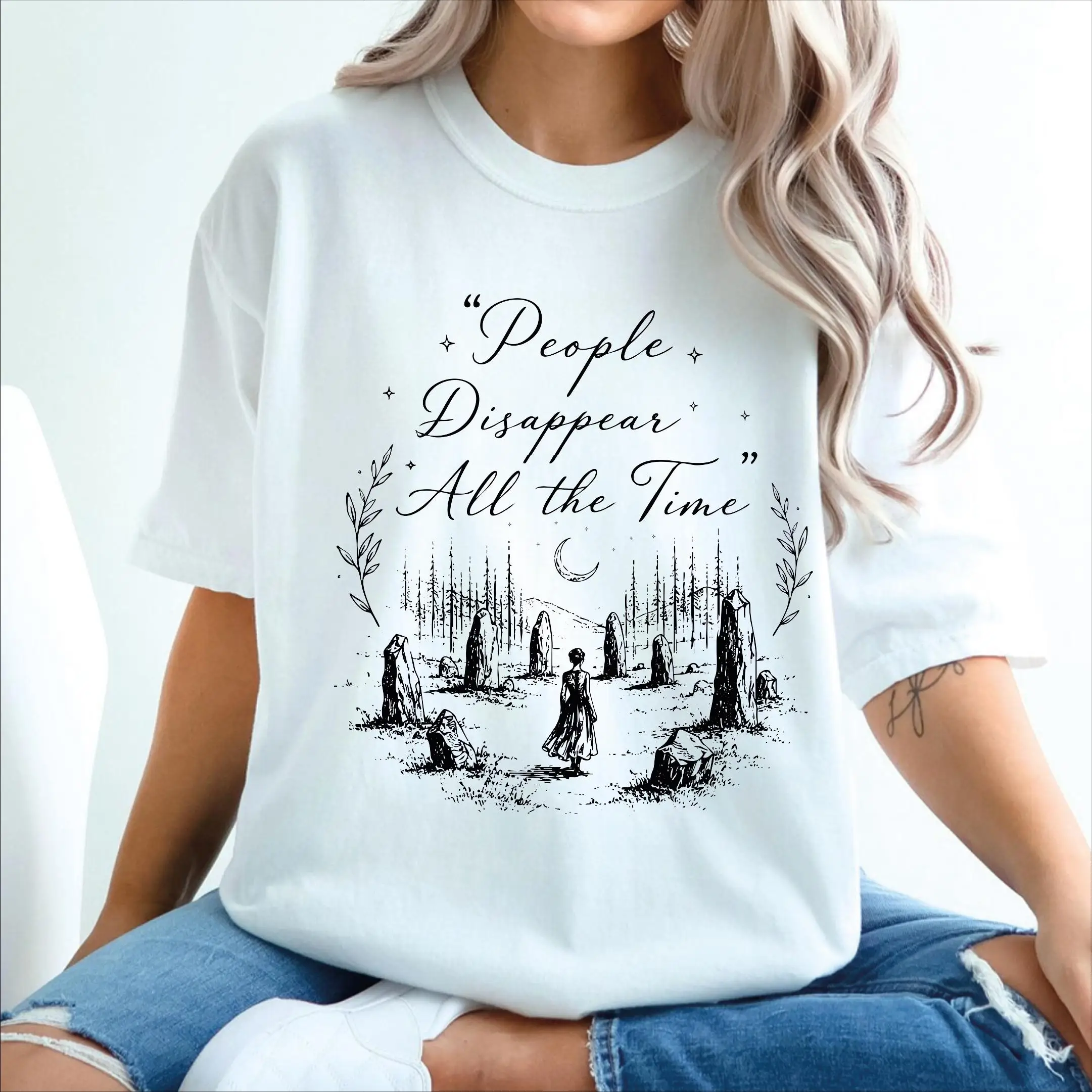 Outlander Shirt, People Disappear All The Time T-shirt,  Sing Me a Song Tee