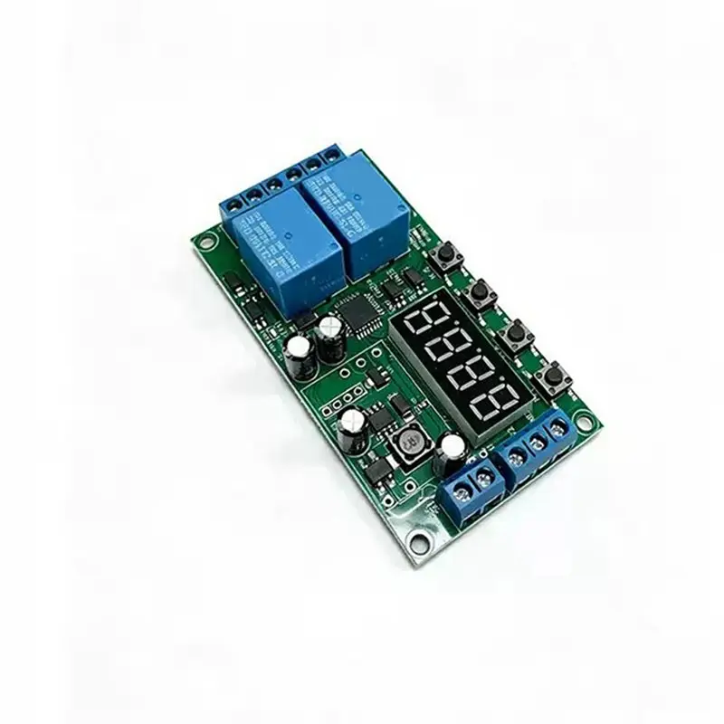[NEW!A25P】 YF-7 Dual Channel Delay Relay Module For Automation Control