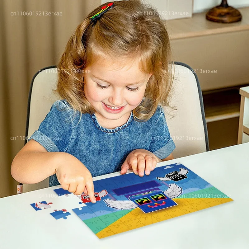 Steal A Brainrot Jigsaw Puzzle 3d Board Game Italian Brainrot 67 House 9 Job Adults Fun Toys For Children Art Personalized Gift