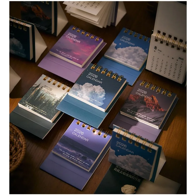 

Мини-календарь 2026, офисные школьные принадлежности, календарь, настольный календарь, ежемесячный планировщик, настольные аксессуары, декор, запись, офисные канцелярские принадлежности