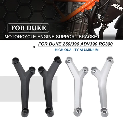 Imagen 1 del producto Para DUKE 250 390 ADV RC390 2012-2023 Duke250 Duke390 soporte de motor de motocicleta soporte fijo soporte colgante izquierdo y derecho