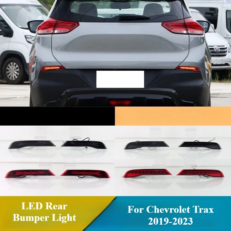 

Автомобильный светодиодный отражатель заднего бампера, задние фонари для Chevrolet Trax 2019 2020 2021 2022 2023, DRL, стоп-сигнал, динамический указатель поворота