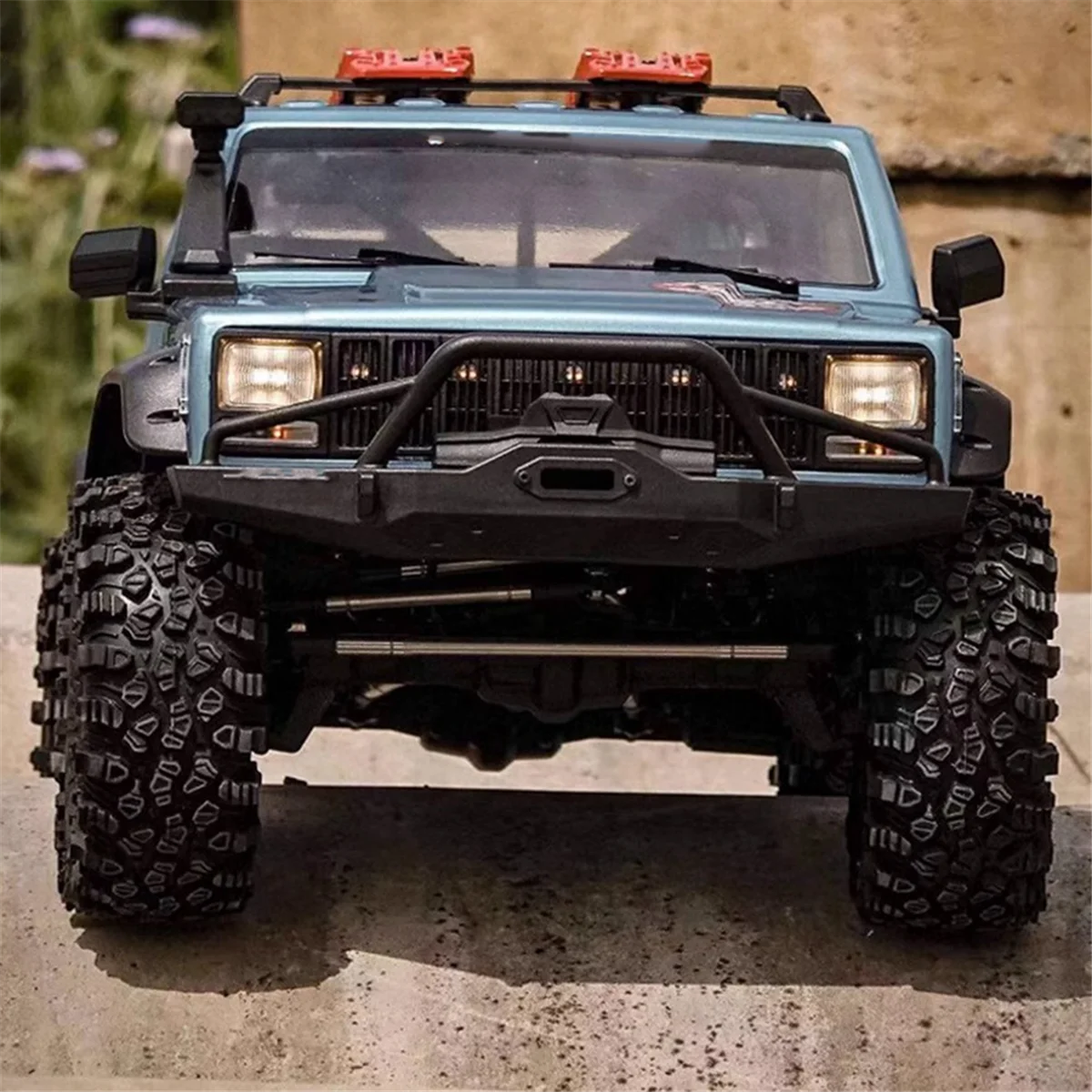 

A17I 4pc 136mm Metal 2.2in Beadlock Wheel Rim Tire 1/8 1/10 RC Crawler Car Axial SCX10 Wraith RR10 Capra for TRX4 C