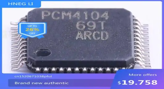 

100% NEWHigh quality products PCM4104PFBR PCM4104 TQFP-48 MODULE new in stockHigh quality products