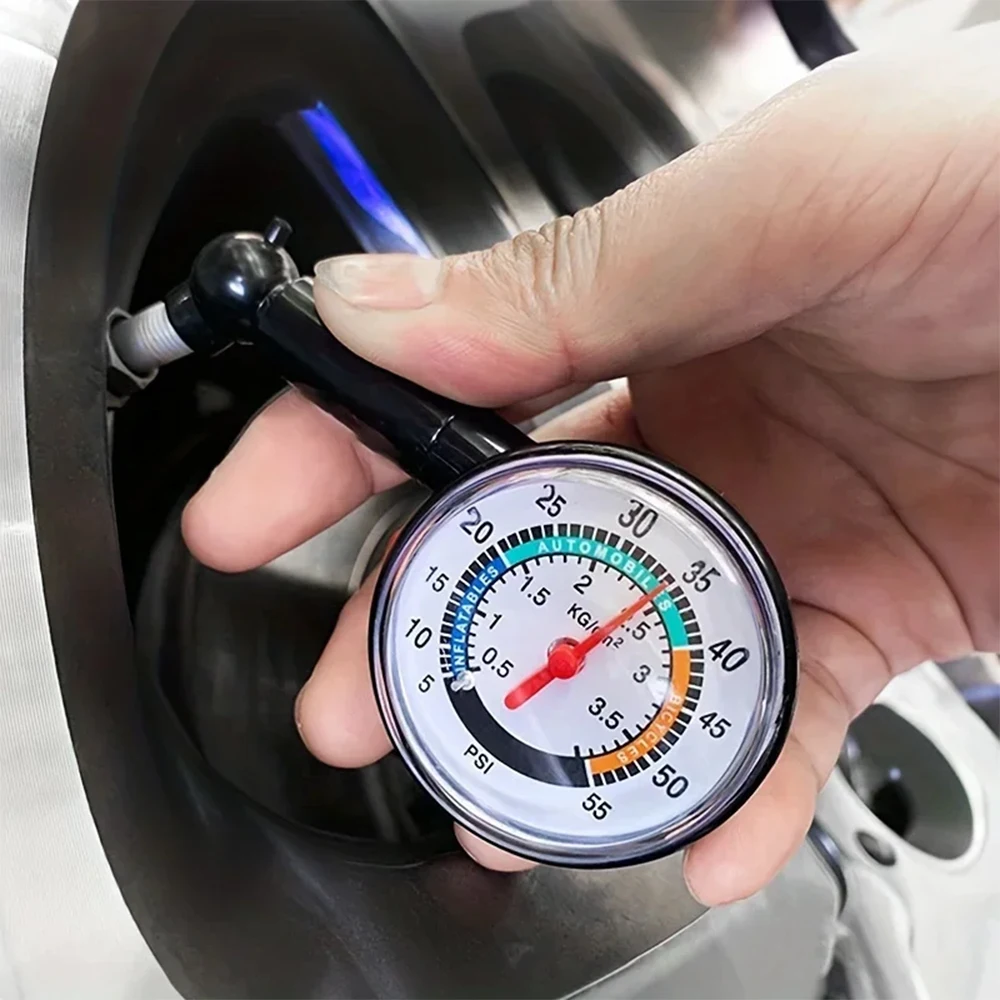 

1Pcs Car Tire Pressure Gauge Car Inspection ToolsHigh Precision Tire Pressure Monitor Tire Inflation Pressure Gauge Auto Parts