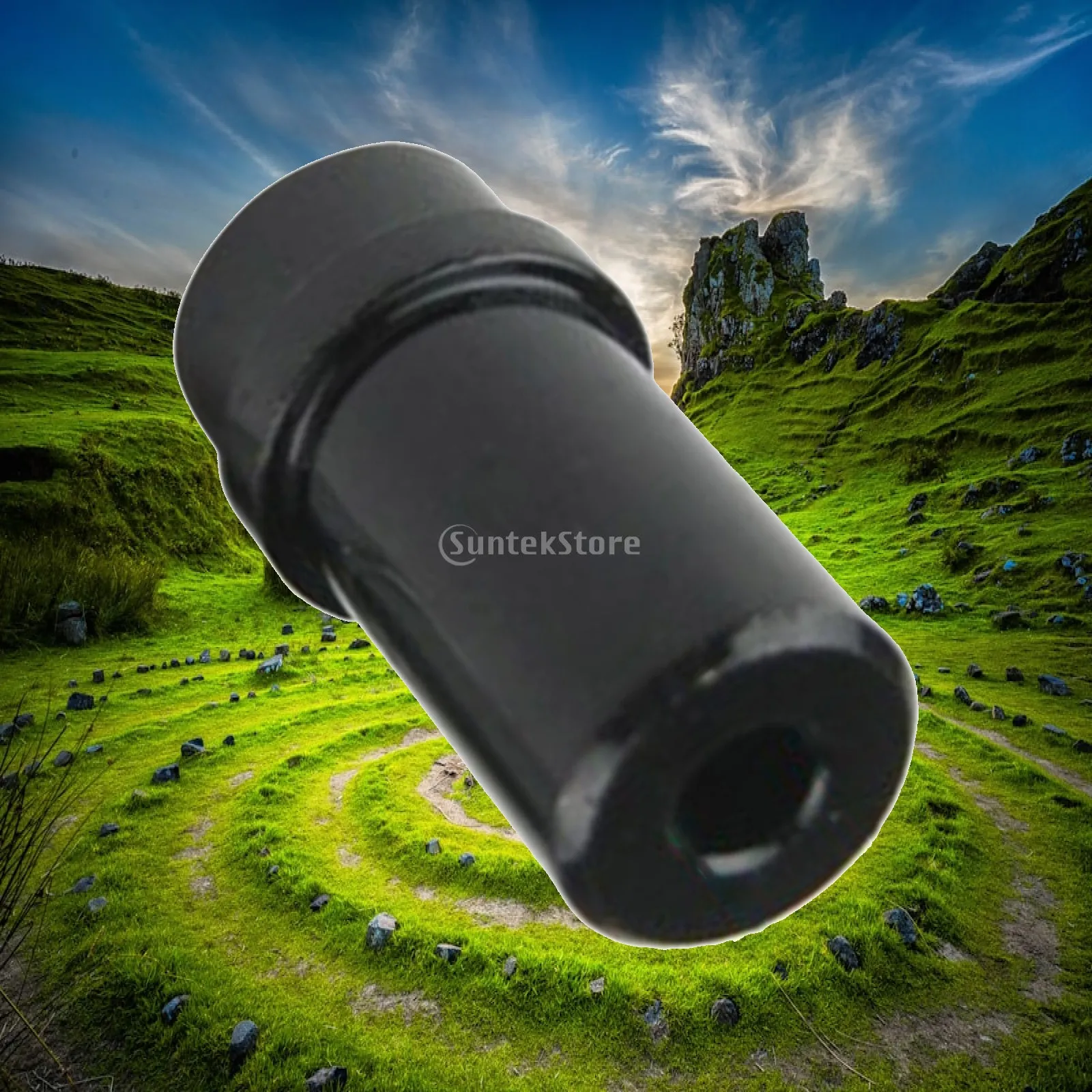 Sandblasting nozzle replacement for sandblasting pneumatic glass tools