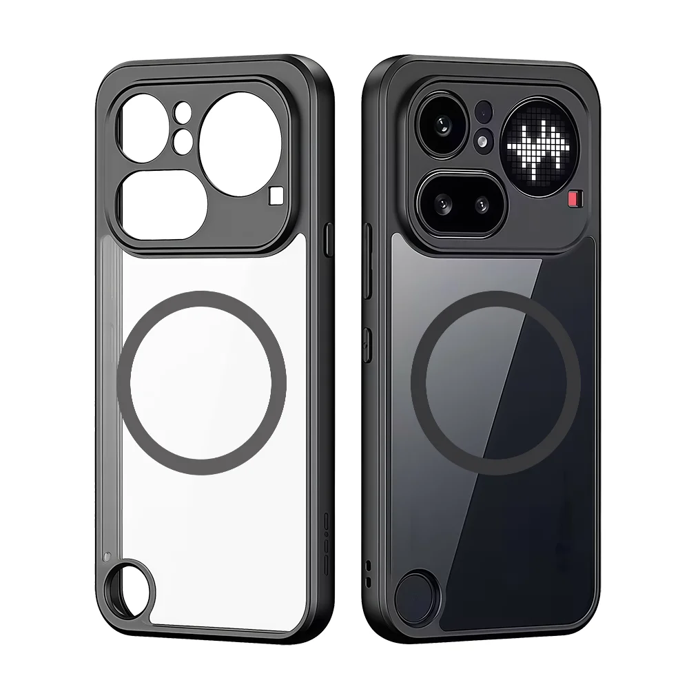 

For Nothing Phone 4a 4aPro Clear Transparent Airbag Anti-fall Case – Acrylic Shockproof Armor Back Cover with Scratch-Resistant