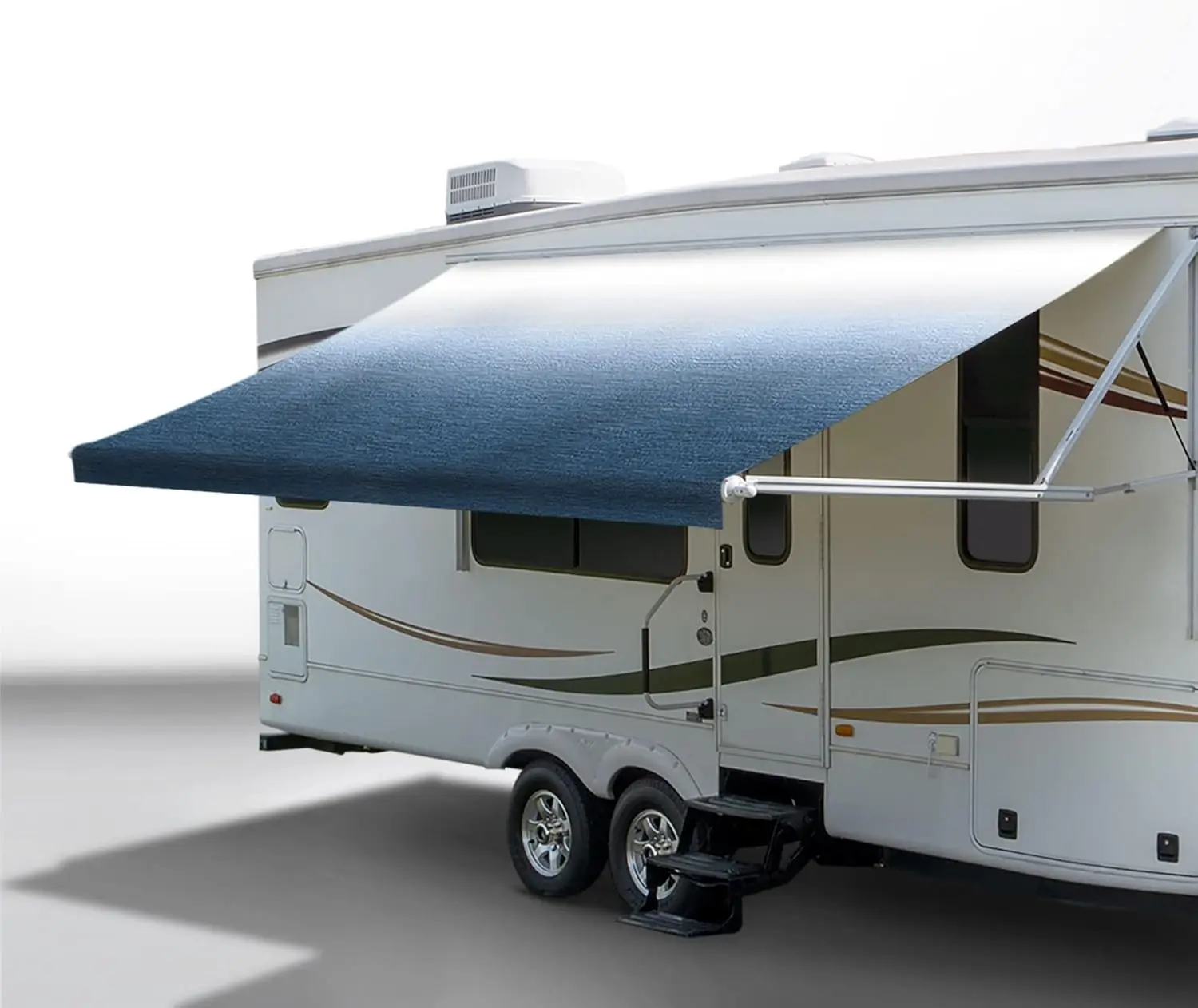 Rv Awning Fabric Replacement | Universal Fit | 8-22Ft Sizes | Heat Sealed Vinyl (17' - Actual Width 16' 1