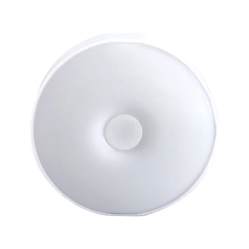 USB Charging Button Light Three-color Dimming Button Mobile Magnetic Bedside Night Light