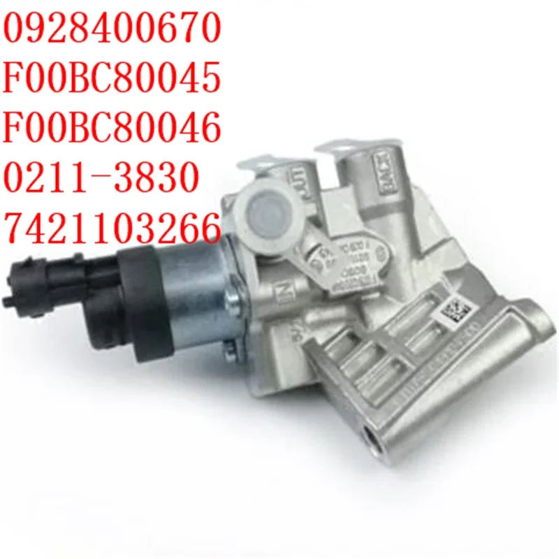 

DIESEL FUEL PRESSURE REGULATOR 0928400670, F00BC80045, F00BC80046, 0211-3830, 7421103266 This Item