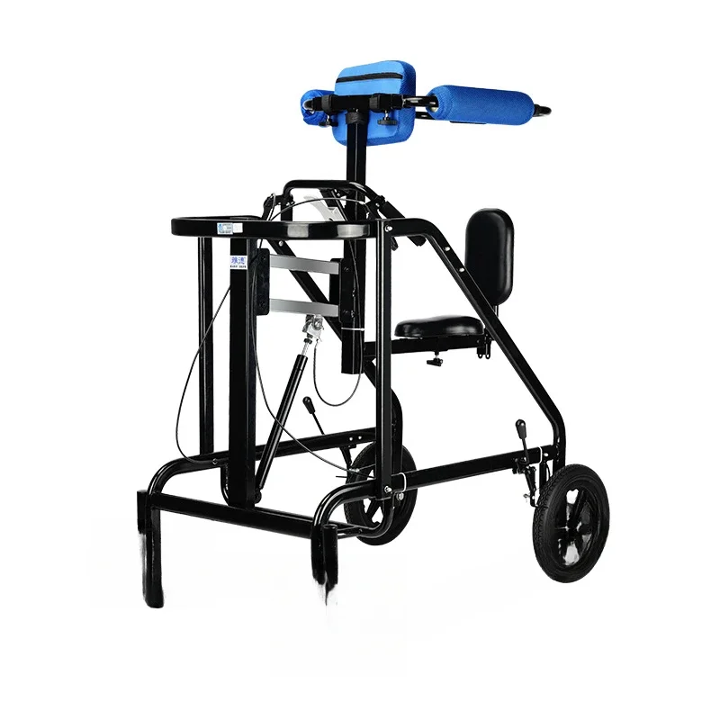 Elderly walker hemiplegia standing walking aid chair