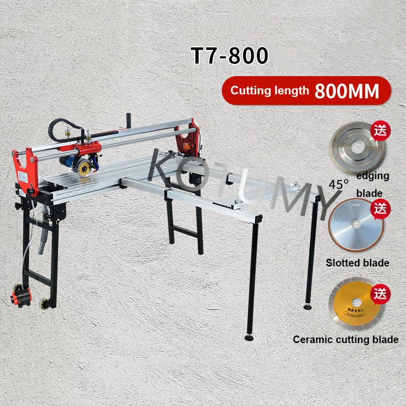 Desktop Ceramic Tile Cutting Machine 220V Chamfering Slotting Edge Grinding Can 45 ° Cutting Machine Tile Chamfering Frame DIY