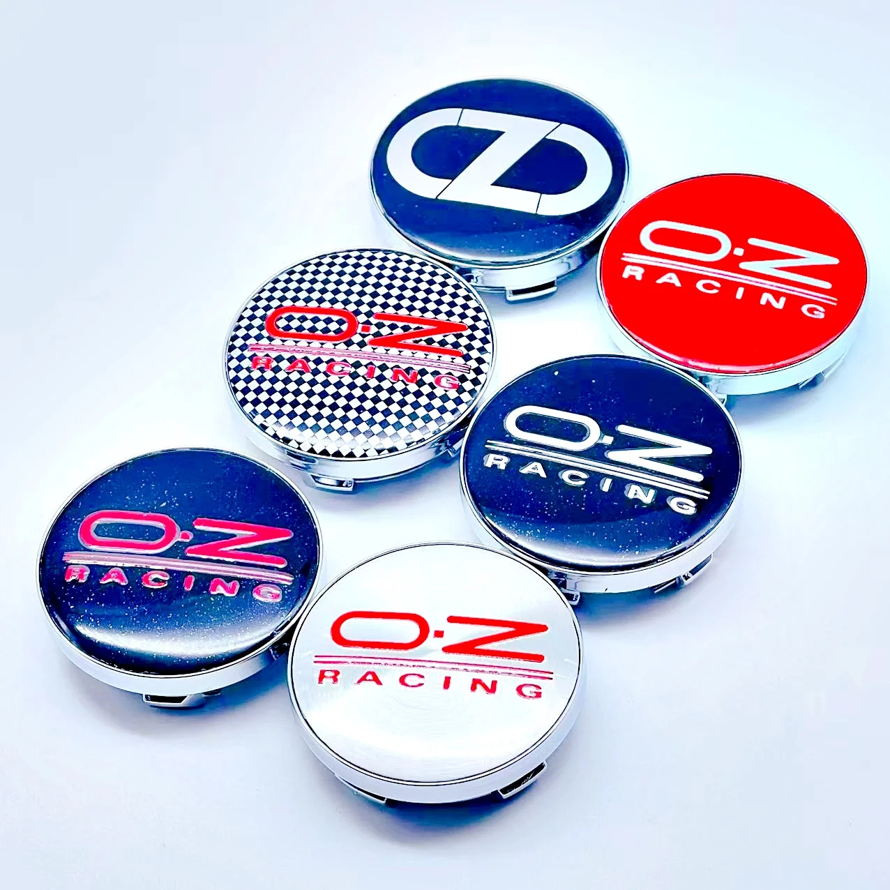 

4PCS/lot 58MM OZ Racing O.Z Car Wheel Center Hub Caps Car Emblem Badge Logo Wheel Center Cap label car styling accessories