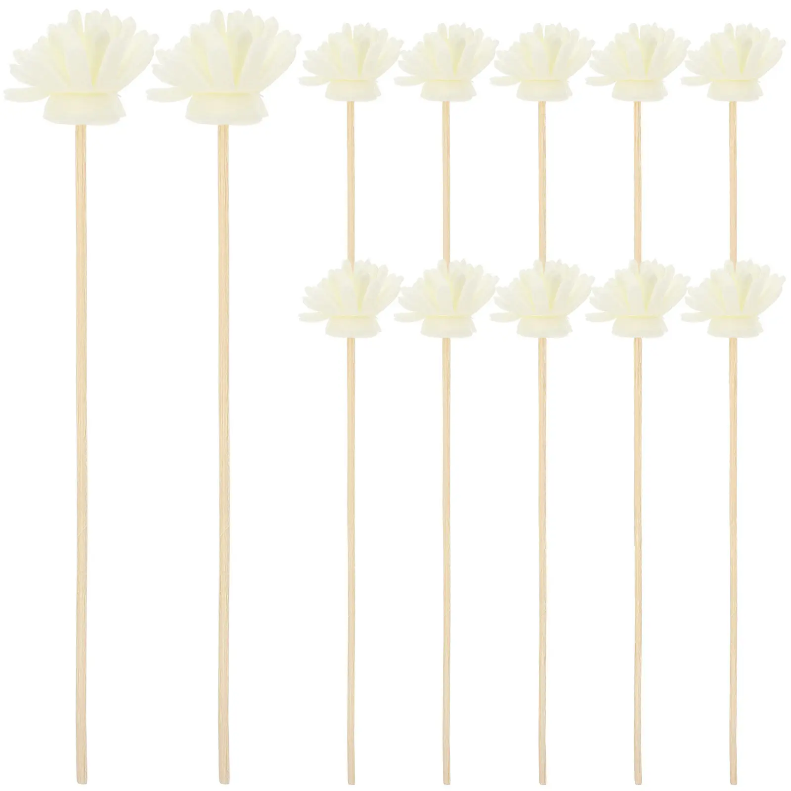 

36Pcs Flower-Shaped Aroma Sticks Diffuser Refills for Essential Oil Bottles Quick Volatilization Scented Decorative Sticks