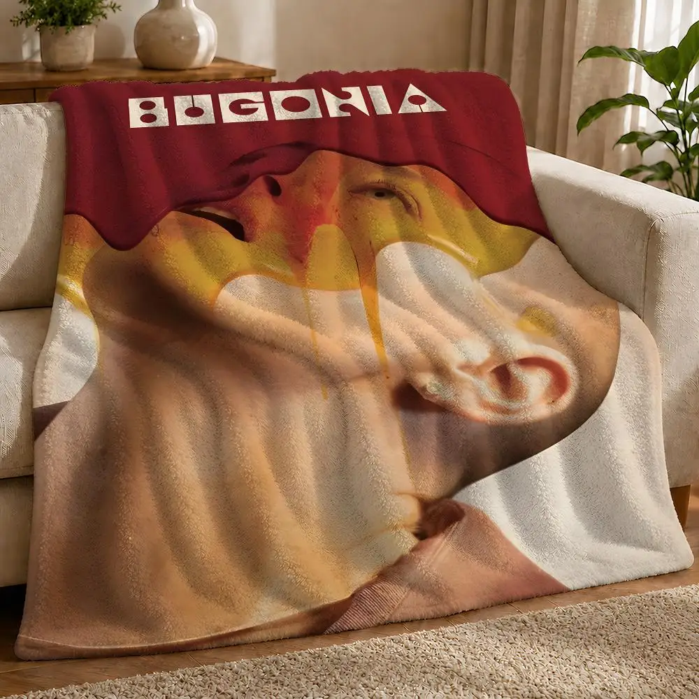 Bugonia Throw 1pc Flannel Blanket Soft Lightweight Warm Cozy For Bedroom Sofa Bed