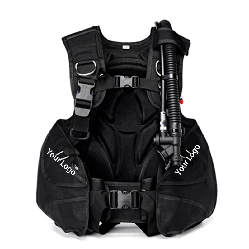 

Custom Logo Scuba Diving BCD Vest Outdoor Training Buoyancy Compensator Safety BCD for Swim Snorkeling Gear Regulator Set