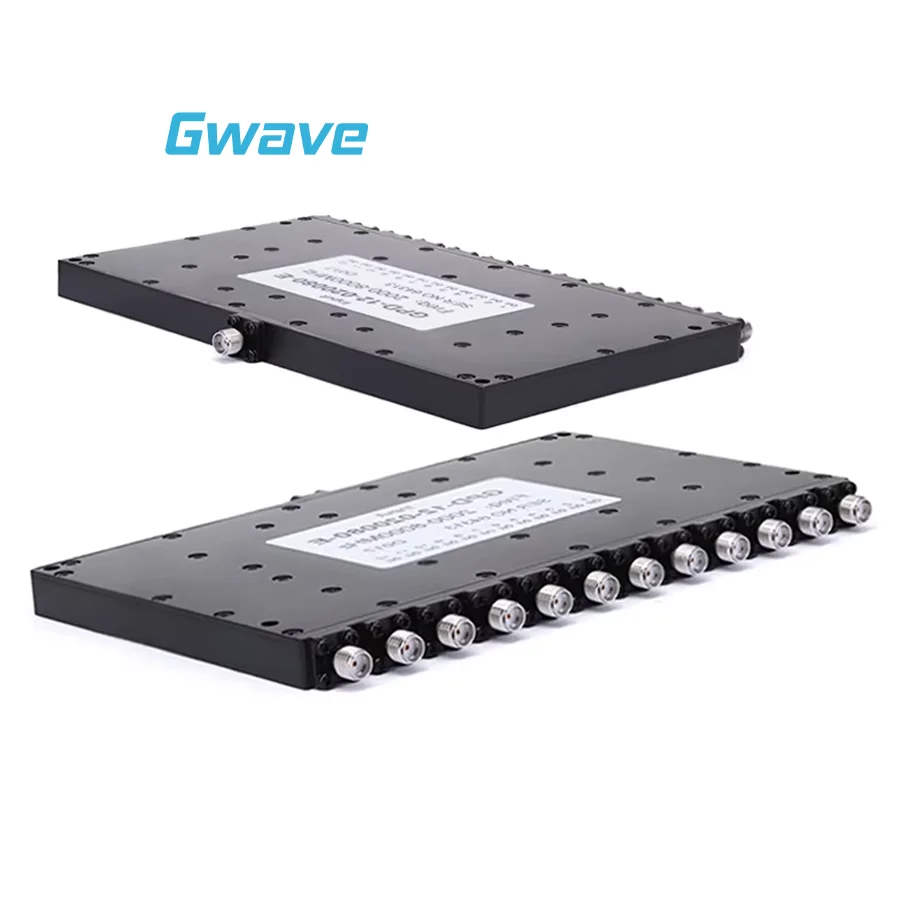 

12-канальный делитель мощности SMA для телекоммуникаций, от 2 ГГц до 8 ГГц, номинальная мощность 30 Вт