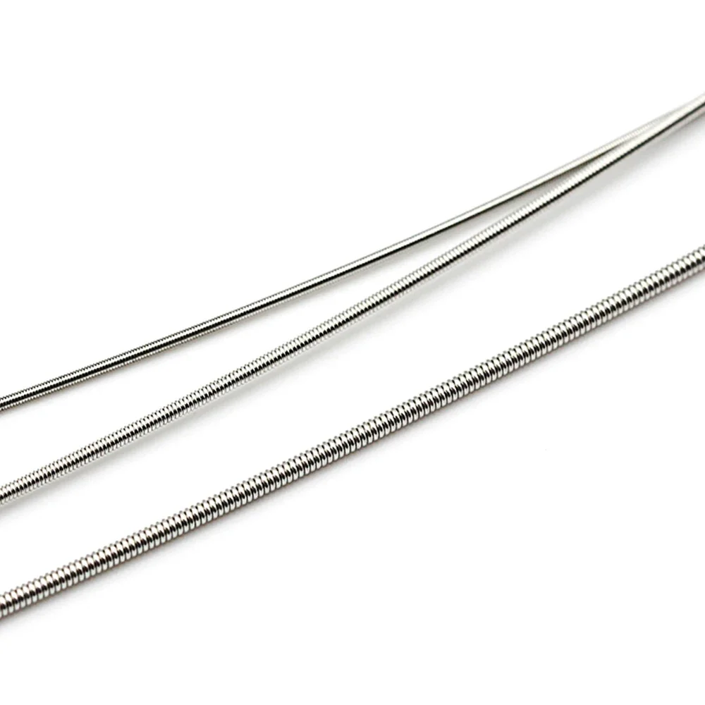 Orphee 1/10 مجموعة سلاسل الغيتار الكهربائي G سلسلة الغيتار الملحقات 3 أنواع مسدس الصلب الأساسية النيكل النقي اللفات سلاسل