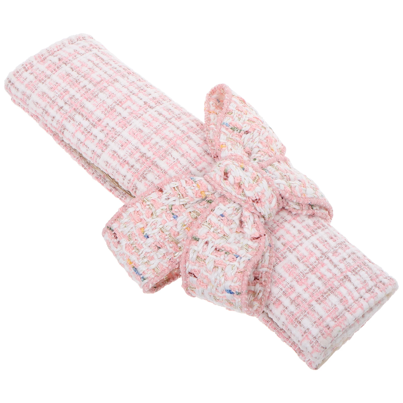 

Car Cover Shoulder Pad Cute Bow Design Safety Belt Protector for Women Fashionable Auto Strap Cushion