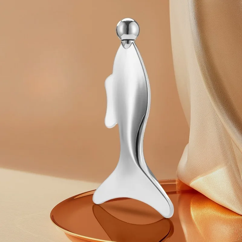

Mermaid Massage Beauty Device Facial Lifting Firming Eye Neck Massage Multi-purpose Metal Scraping Board