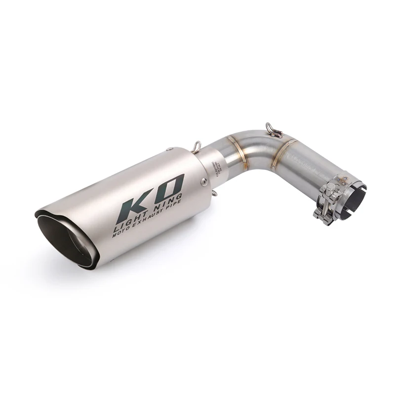 For Honda CB1000R 2008-2016 Mid Exhaust Link Pipe 51mm Muffler Escape Stainless Steel With Removable DB Killer Slip On System