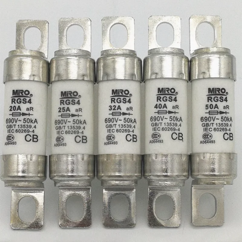 RGS4 RGS4-690V 660GH 110A 100A 85A 80A 75A 63A 55A 50A 40A 32A Fast acting Fuse