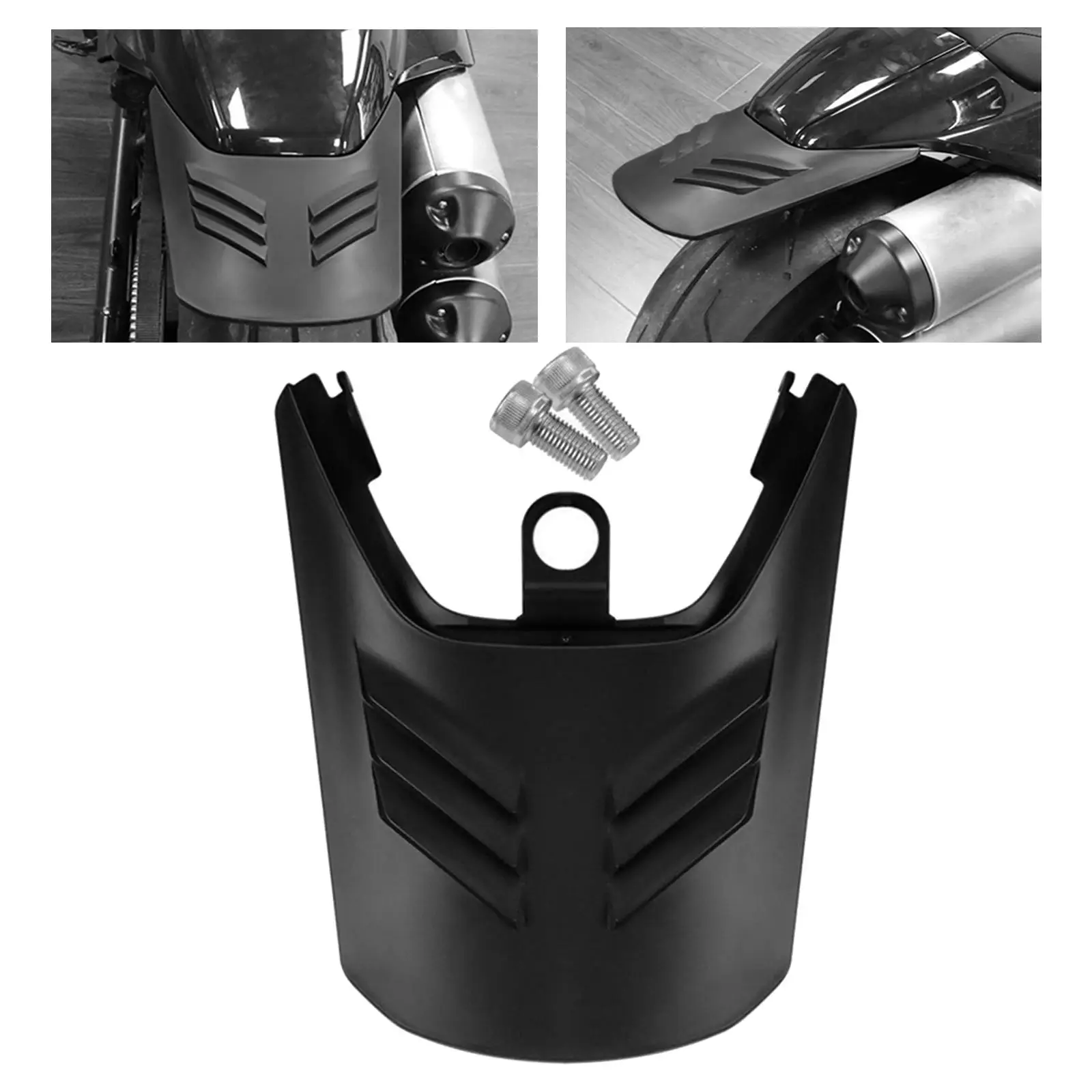 Matte Black Motorcycle Rear Rear Wheel Mudguard Fit for S image 4
