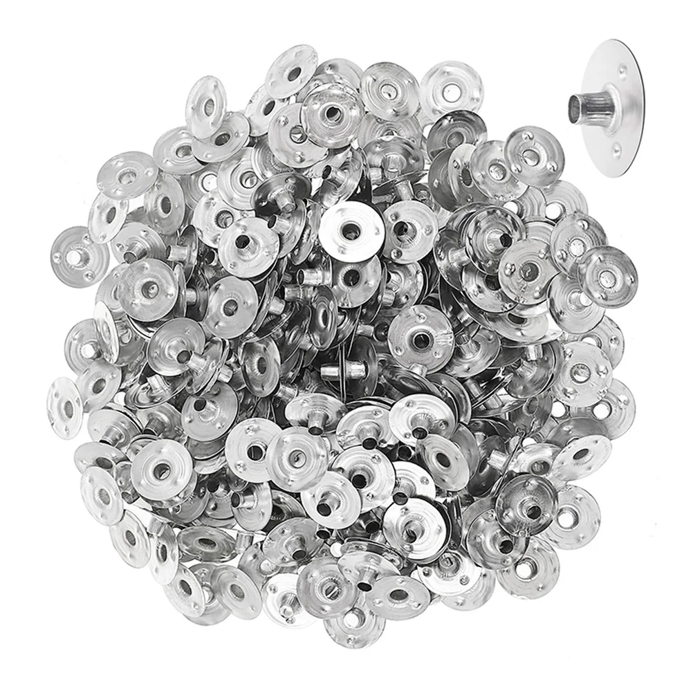 

500pcs Metal Wick Base Lightweight Wick Holders For Jar Making Supplies Diy Projects Universal Compatibility